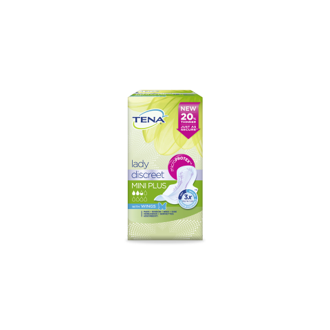 TENA Lady Discreet Mini Plus Wings